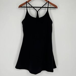 NWT Halara Everyday Dress Euphoria 2-in-1 Sz XS Solid Black